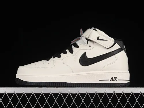 All categories Nk Air Force 1 Air Force series Nk Air Force 1 Mid Air Force mid-top Nk Air Force 1'07 Mid beige black Air Force One mid-top casual sneakers PA0920-308